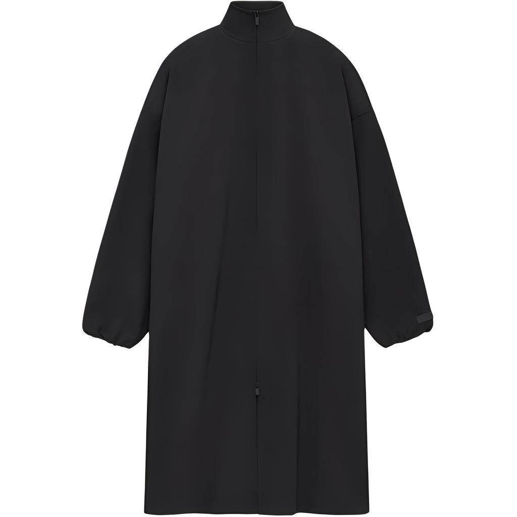 Fear of God Essentials Pánský field trenč z lepeného nylonu Černý Svrchní oděv 202BT244860F