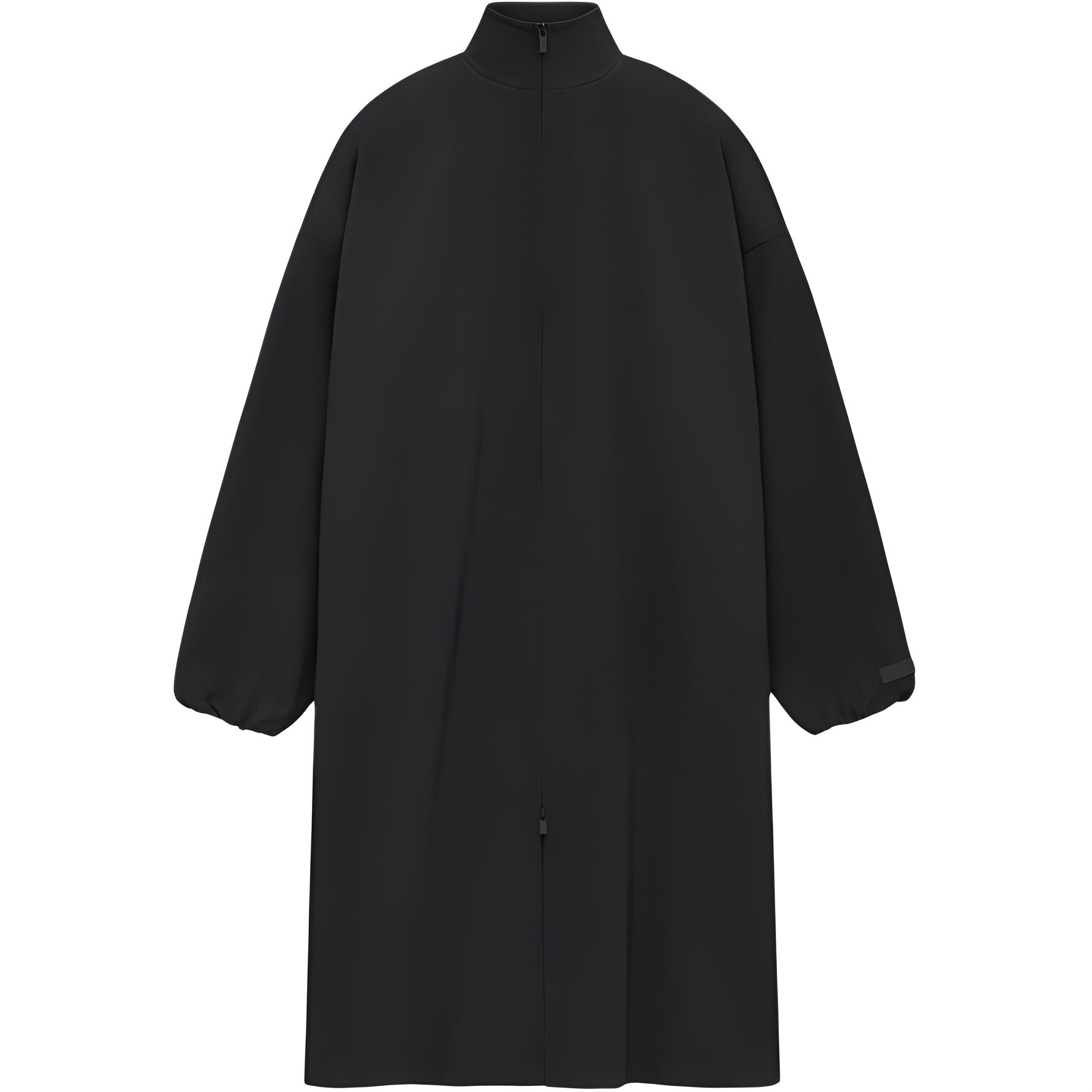 Fear of God Essentials Bonded Nylon Field Trench Black Men Outerwear 202BT244860F S