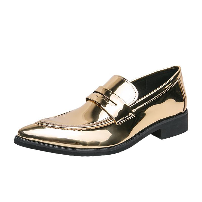 Multiple Colors Leather Men Shoes Casual Italian Loafers Slip-on Office Shoes Men Designer Nightclub Formal Party Driving Shoes