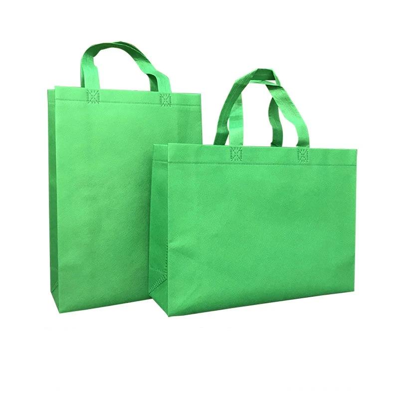 10PCS Colorful NonWoven Reusable Tote Bags  Large Eco Friendly Storage for Shopping Custom Logo (Extra Fee) Cloth Fabric Pouches
