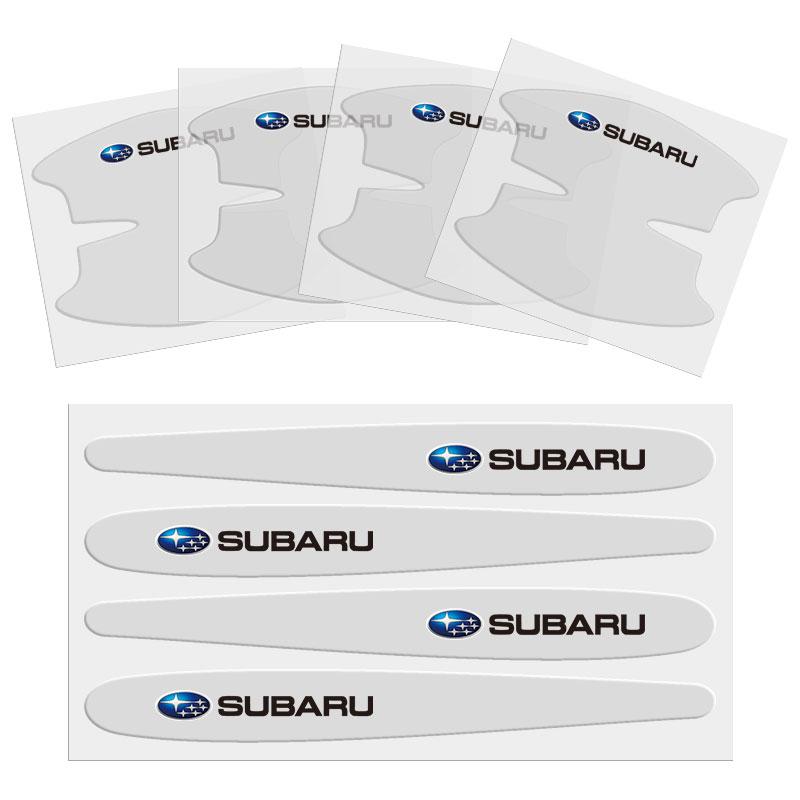 8Pcs Transparent Car Door Handle Protector Stickers Protection Film For Subaru Crosstrek Forester Outback Impreza BRZ WRX Ascent yh6r