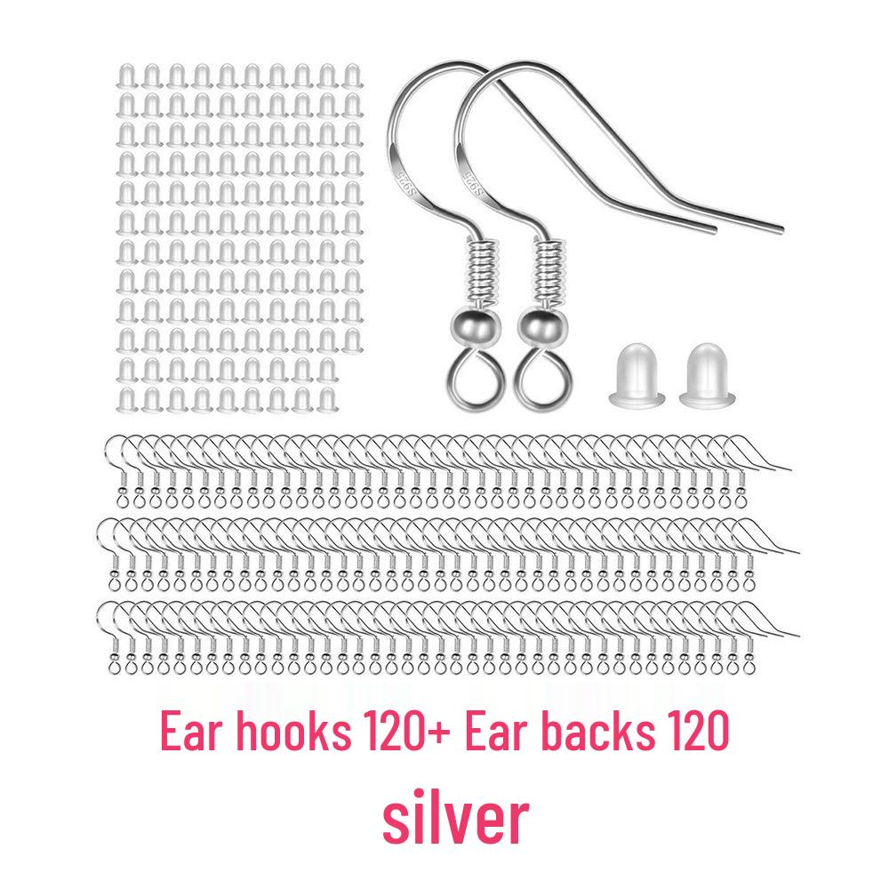 Gold-Plated S925 Silver Copper Ear Hooks for DIY Handmade Earrings