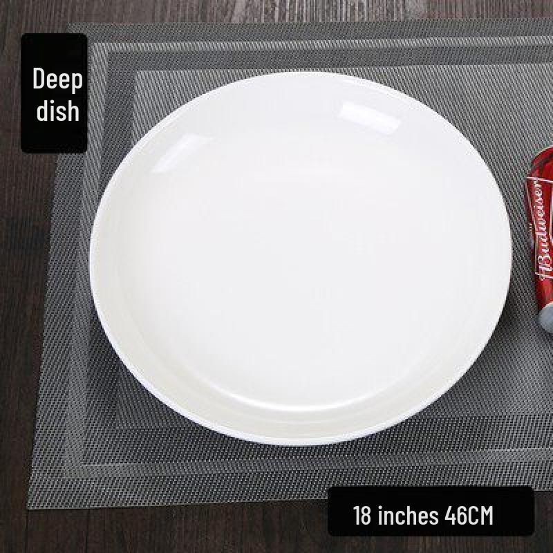 Nordic Style Round Ceramic Dinner Plate