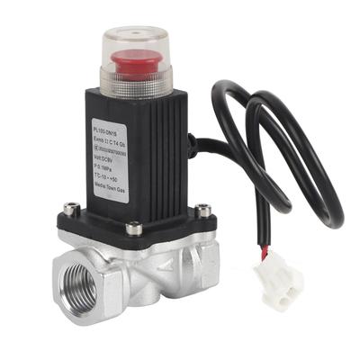12V Elektrikli Solenoid Vana Boru Hattı Gaz Anahtarı Dökme Alüminyum Ev Tipi Fabrika İçin
