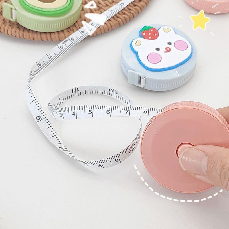 Soft Tape Measure Double Scale Body Tape Measuring Retractable for Tailor Sewing DIY Crafts Cloth Waist Body Measurement