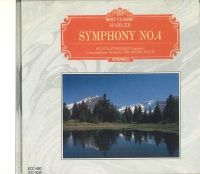 CD SOLTI - Mahler Symfonia nr 4 ECC680 ECHO Japonia Klasyczna Używane