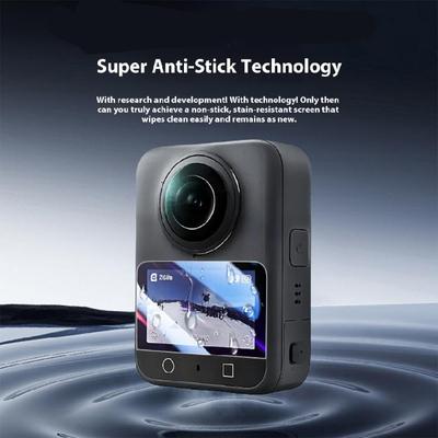 Protector de Pantalla Delgado Para Cámara OSMO360 Dureza 9H Película de Vidrio Templado Antihuellas Dactilares Protección Completa Sin Burbujas