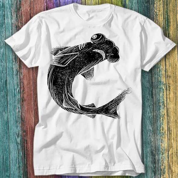 

Golden Oceans Hammerhead Shark T Shirt Top Tee 573 XL