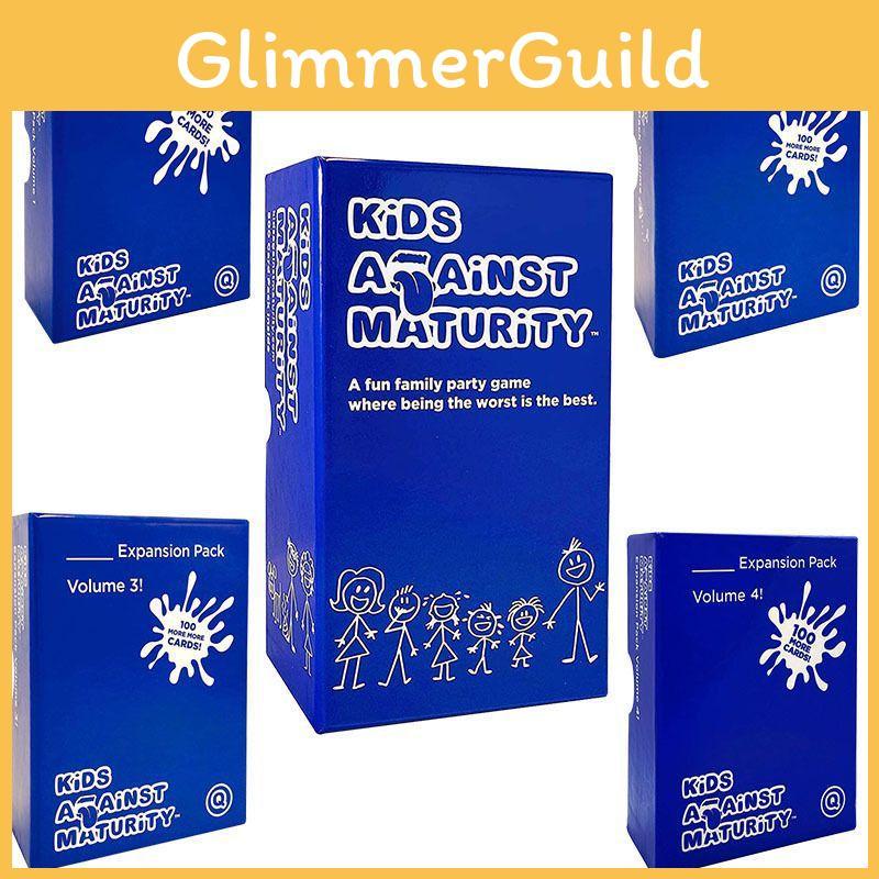 Fun-filled Kids Against Maturity Card Game For Friends And Family Parties