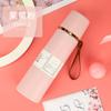 350/500ml 304 Stainless Steel Insulated Water Bottle with Leather Strap, Portable Vacuum Thermos for Daily Office Use