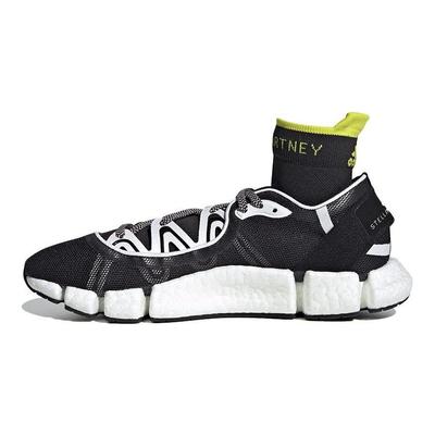 Stella McCartney X Climacool Vento Black White Women Sneakers Cloud-White Acid-Yellow Core-Black FZ3014