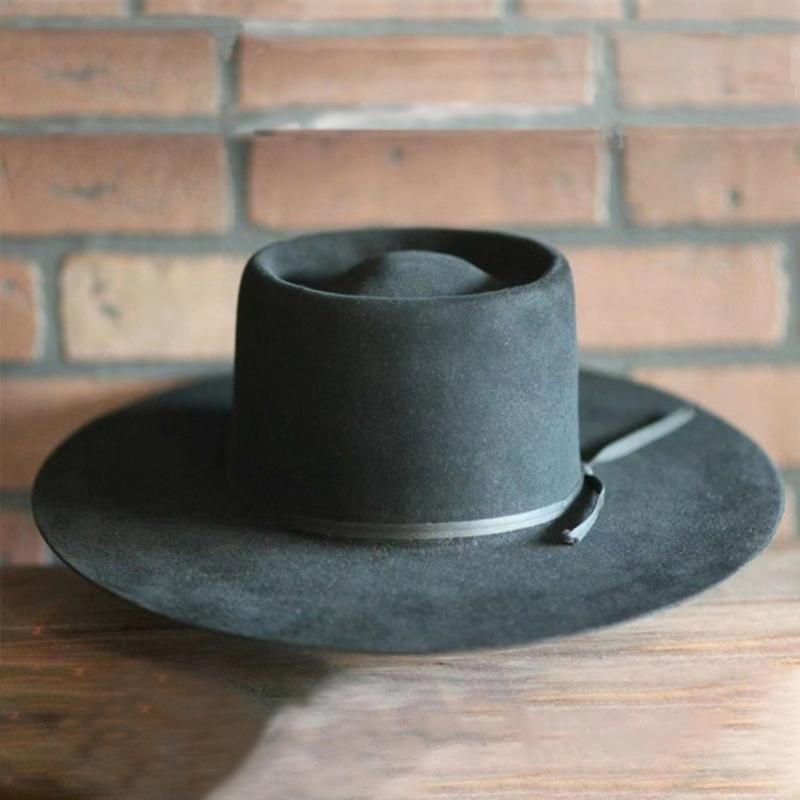 Dramatic Performances Hat Fancy Dress Hat Artistic Youth Hats Vintages Western for Every Occasion