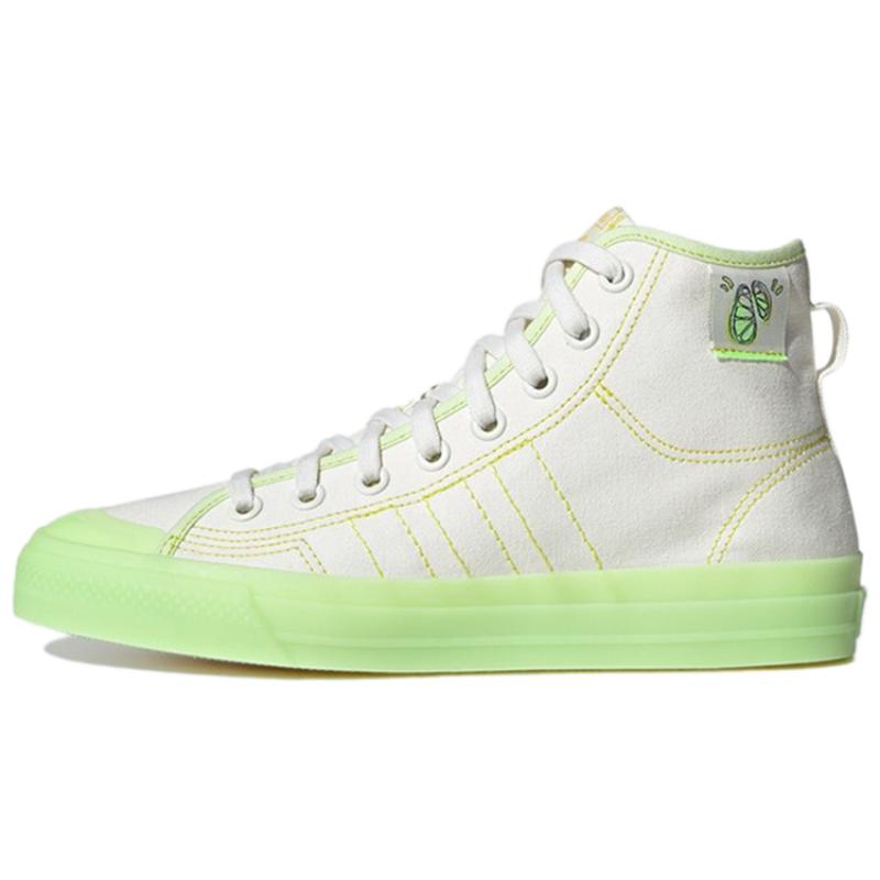 Adidas Nizza Hi Rf 'Cream Yellowgreen' Sneakers GX2706
