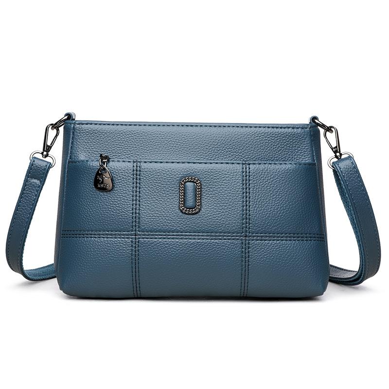 

Женская сумка 2025 новая большая многослойная сумка простая и универсальная для женщин среднего и пожилого возраста сумка большой вместимости на плечо с косым ремнем