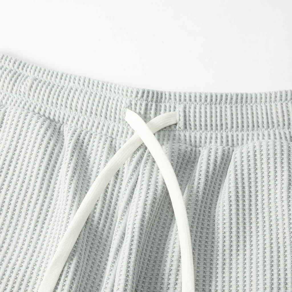 Puma Personality 3D Brand Logo Waffle Soft Comfortable Casual Shorts Unisex shorts Light-Gray 628452-10