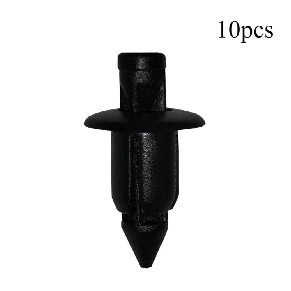 10/20PCS For Suzuki Yamaha Motorcycles Black Threaded Nail Clip Rivet Arrowhead Clip For 0.6cm/0.236in Bore Size 10pcs