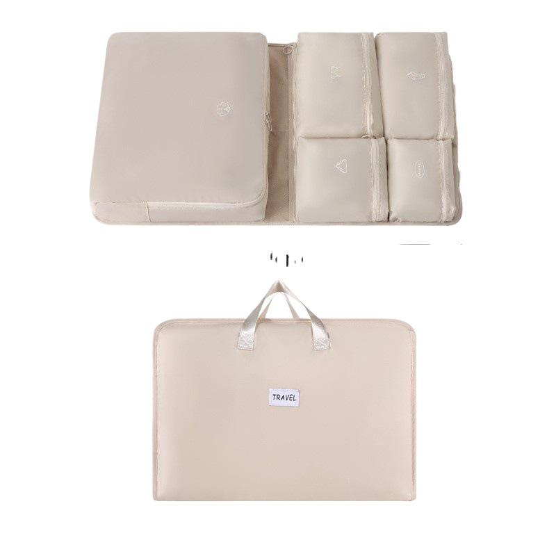 Seven-in-One Travel Storage Bag Set for Clothes and Underwear