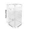 Spider Enclosure Acrylic Enclosure Jumping Spider House Ventilated Reptile Animal Cage for Breeding Observation Frog Lizard