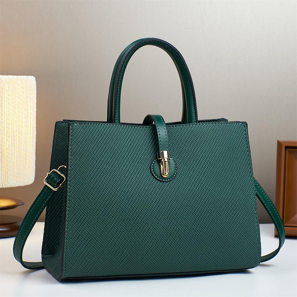 The New Macaron Fashion Handbag Stripe Simple Shoulder Bag Everything Stylish Women's Bag