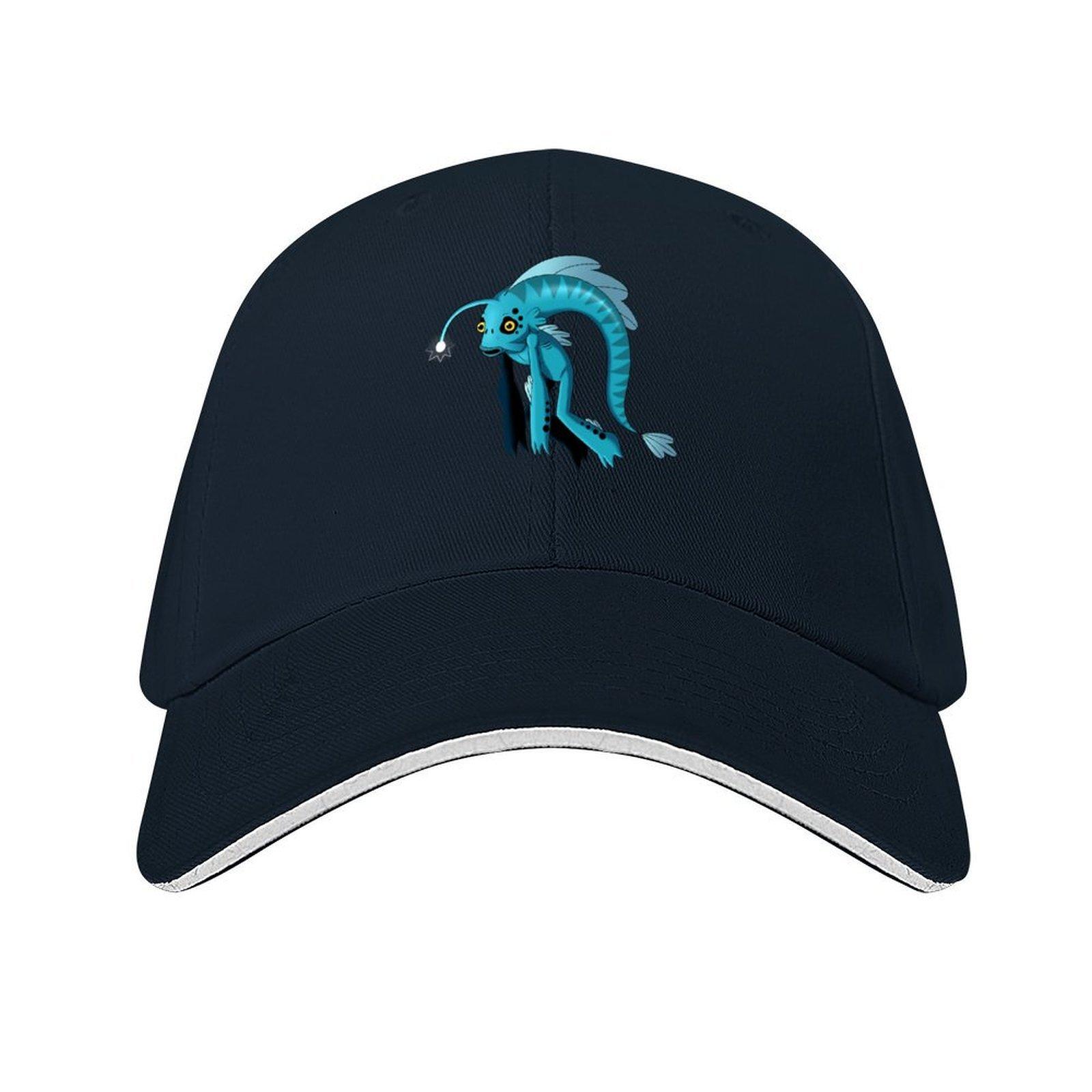 

Anglerfish head Baseball Cap golf hat genuine sun caps Brand Unisex cap dad hat Hats Unisex Womens
