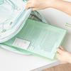 3PCS Large Capacity Transparent Thick File Storage Clip Test Paper Collection Document Storage File Organization Student Office Supplies