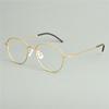 Japanese Handmade Pure Titanium Glasses Frame Men Oval Round Eyeglasses Women Big Face Spectacle Eyewear No Fading Ultralight 6g