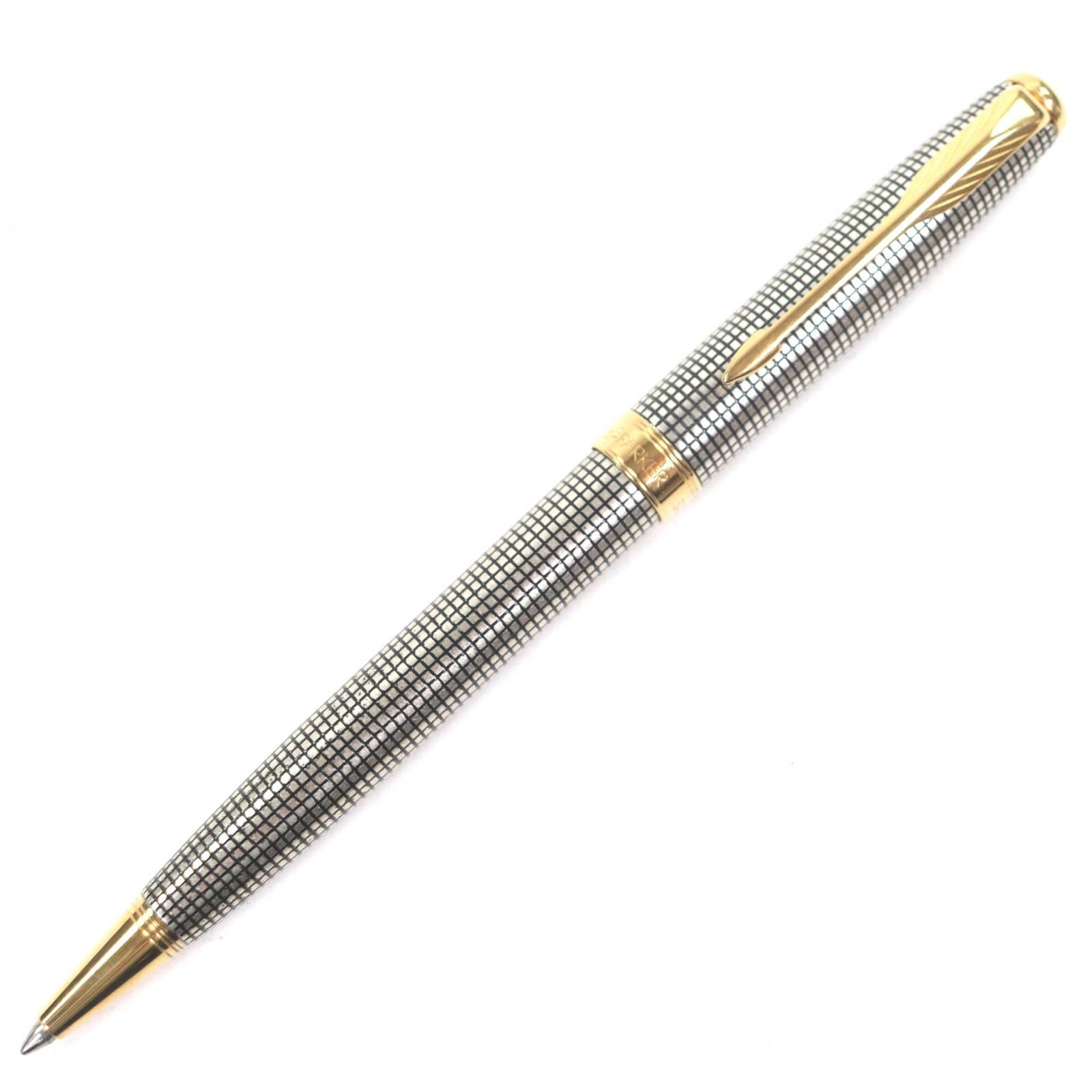 

Отличная шариковая ручка PARKER Sonnet Premium Shizure GT Silver мужская 1931492 Б/у