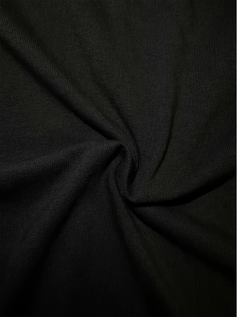Casual All-Season Knit Fabric Tee, Regular Fit Short Sleeve Shirt for Everyday & Vacation Wear