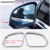 For VOLVO XC40 2018 - 2025 Car Rearview Mirror Rain Shade Eyebrow Eyelid Frame Cover Kit Trim ABS Chrome Accessories Exterior
