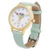 Fieldwork Ladies Analog Wristwatch GY096-4 Dessert Leather Band Cherry and Strawberry Green