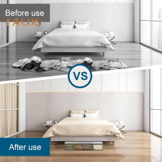 Aufbewahrungsbehälter für unter das Bett, mit Reißverschluss, transparentes Design, große Kapazität, staubdicht, für Kissen, Steppdecken, Kleidung