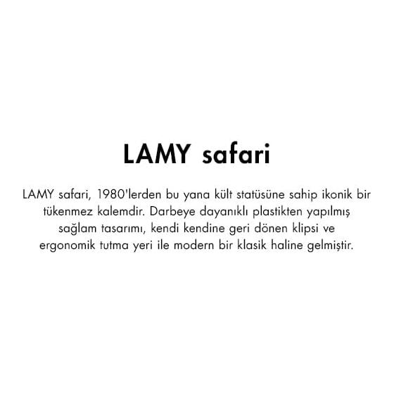 LAMY Safari Ballpoint Pen, Aqua Sky (L2D1AS)