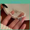 Love Heart Baroque Pearl Bracelet For Women With Vintage Style And Gift For Travel Recipients