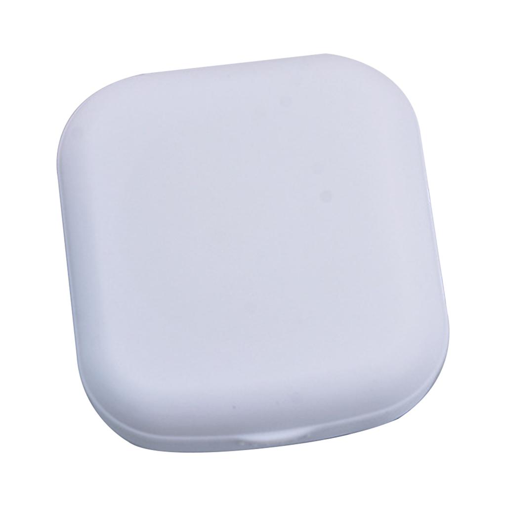 Simple Small Portable Candy-colored Lens Case Built-in Tweezers Suction Stick Frosted