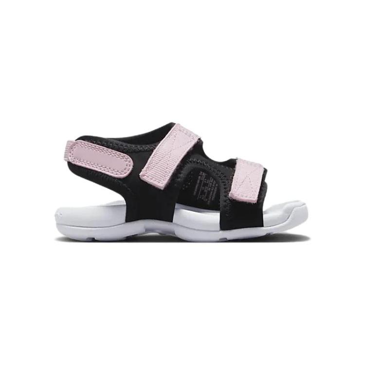 Nike Sunray Adjust 6 TD Slip Resistant Abrasion Resistant Sports Sandals Black Pink Infant And Toddler DR5709-001