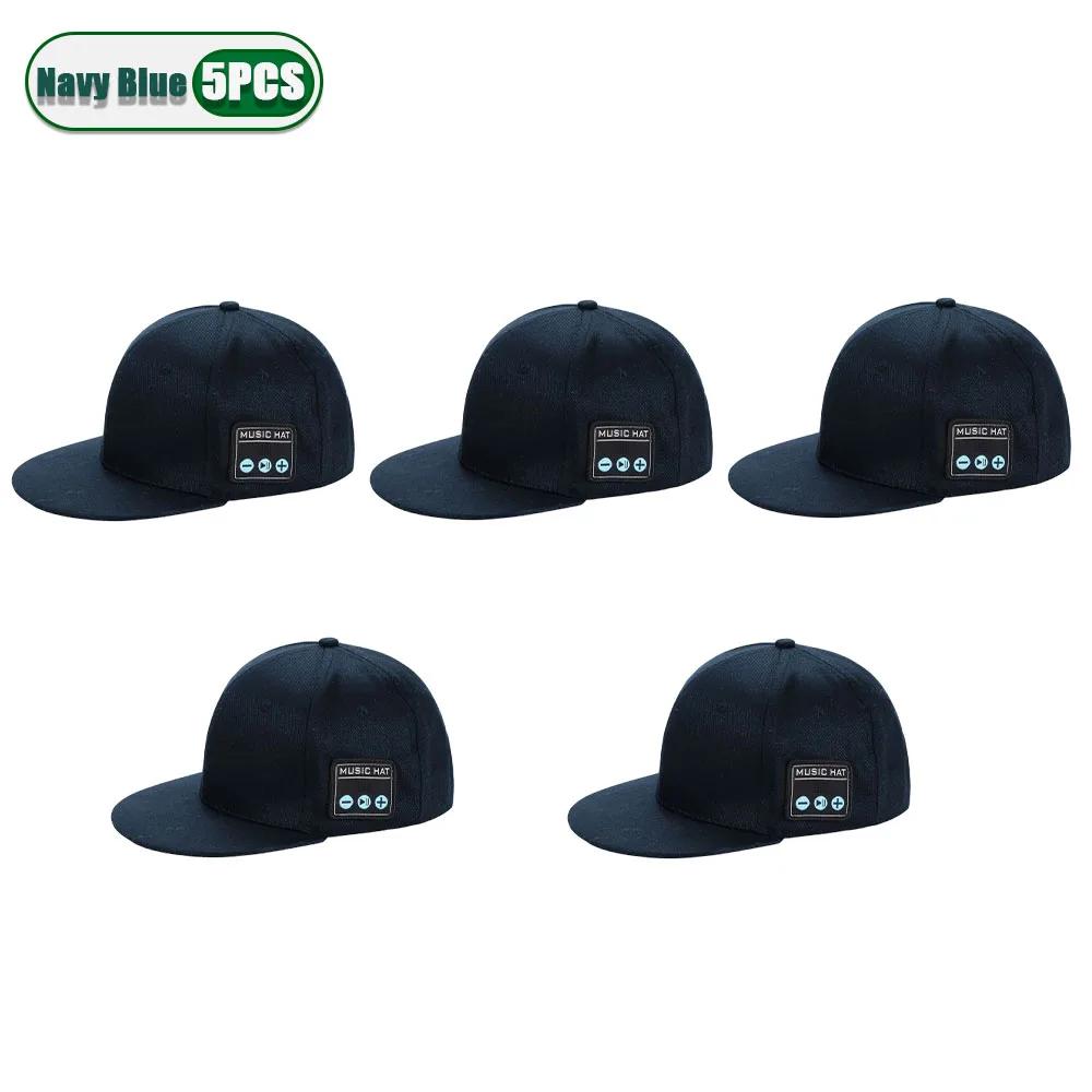 Multifunctional Outdoor Hat with Bluetooth Speakers Wireless Headphones Detachable Adjustable Music Baseball Cap Running Sports