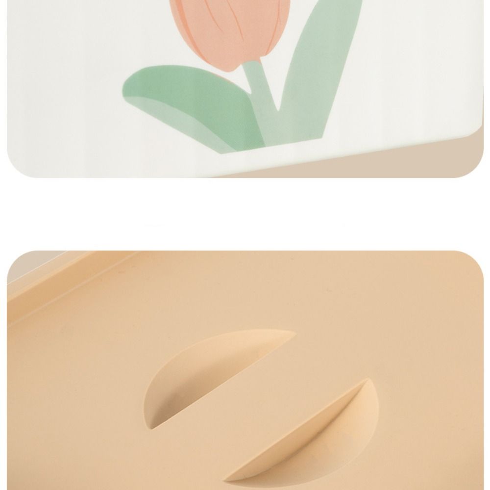 With Lid Tulip Hand-held Storage Box Exquisite Storage Case Wardrobe Box  Clothing