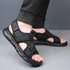 Fashion Thick Soled Sandals Men's Tide Summer Style Mesh Outdoor Hiking Leisure Sports Hollow Out Sandals Comfort Breathable Beach Shoes