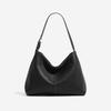 Celebrity Style Vegetable Tanned Leather Wrap Hobo Bag for Women's New Commuting Large Capacity Tote Bag, Single Shoulder Crossbody Bag