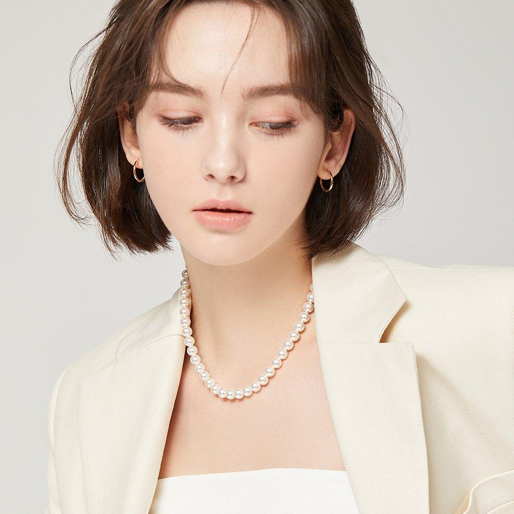 [Dorocy] 14K Classic Pearl Bead Necklace (6mm)_Basic Decoration