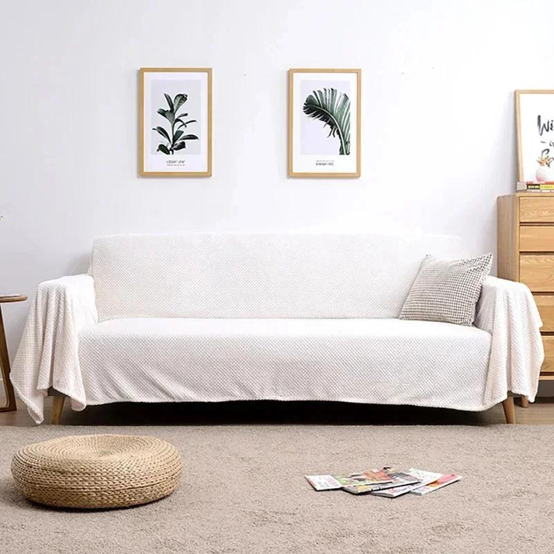 Multi Sizes Soft Coral Velvet Sofa Towel Blanket High Density Warm Sofa Bed Throw Blanket Home Bedding Bedspread Sheet Blanket