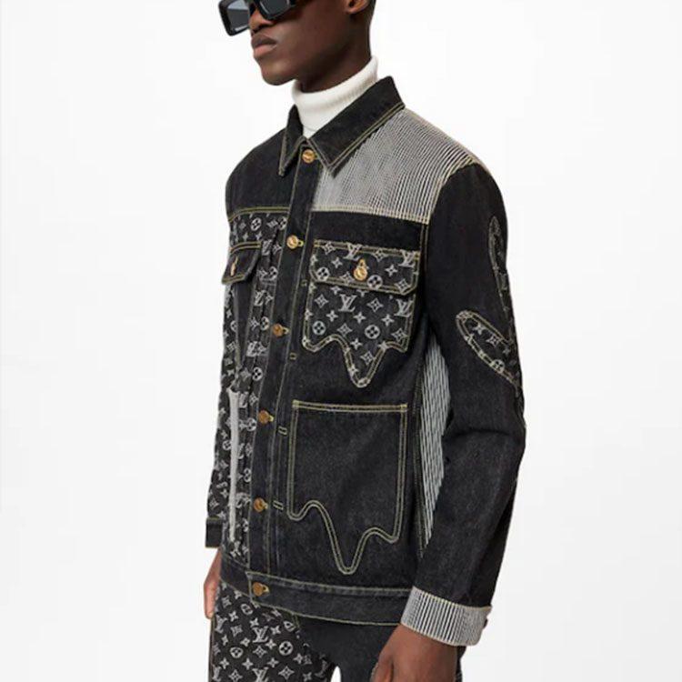 Louis Vuitton Denim Jacket Men's Black 1A9K64