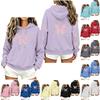 Women's Fashion Hoodie Loose Fit Casual Long Sleeve Sweatshirt Top for Daily Wear