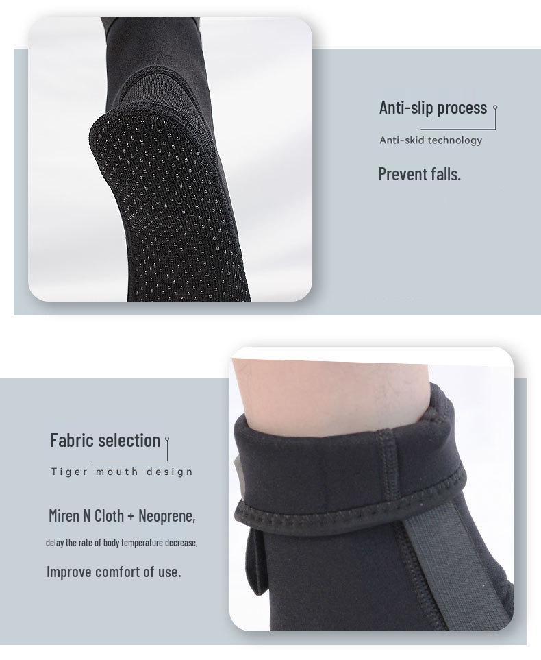 Unisex Anti-Slip Canyoneering Diving Socks: Scratch-Resistant, Wear-Resistant, Thickened Wading Beach Socks for Adults.