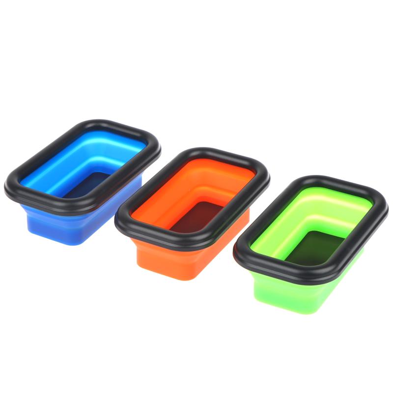 Anti Slip Foldable Silicone Magnetic Parts Tray Portable Hardware Wrench Organizer for Garage Work Car Repair Tasks