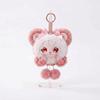Big Ear Cat Plush Keychain Ornaments Car Key Ring Bag Decor Cat Doll Pendant  Gift For Girls