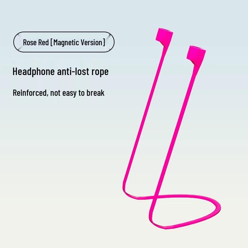 

Wireless Bluetooth Earphone Anti-lost Silicone Lanyard with Non-slip Neck Hanging Chain