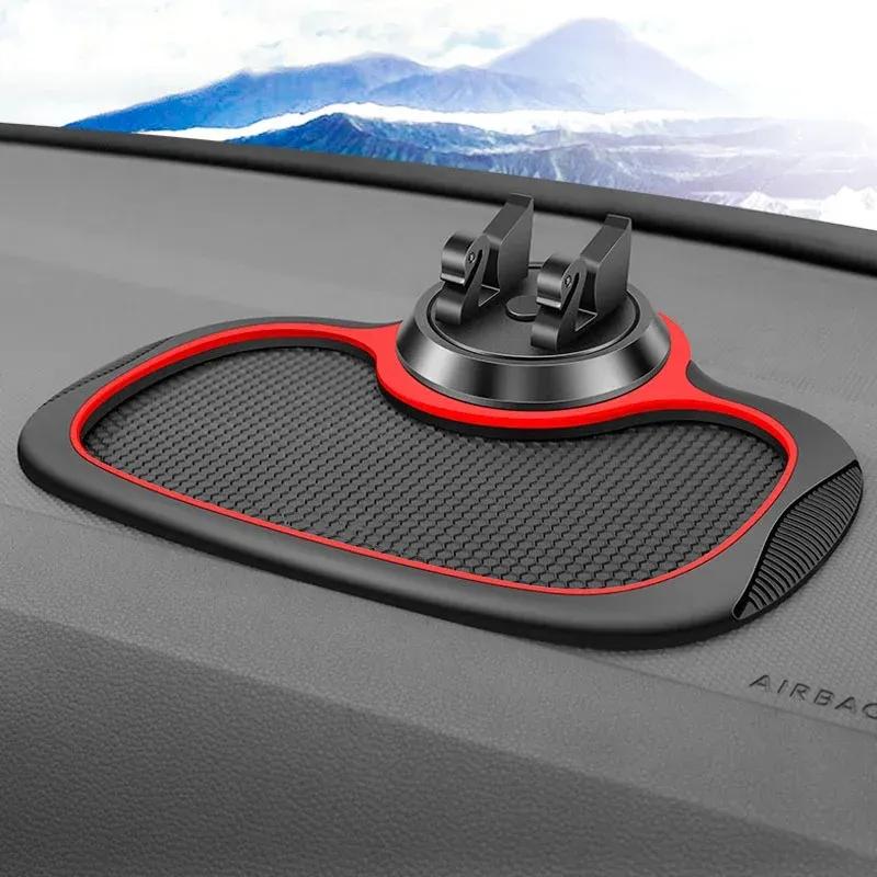 Çok Fonksiyonlu Araba Kaymaz Mat Otomatik telefon tutucu Kaymaz Yapışkan Anti Slayt Dash Telefon Montaj Silikon Pano Araba Pedi Mat