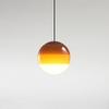 Nordic Gradient Colorful Pendant Light Glass Ball LED Hanging Lamp Dining Bedroom Restaurant Creative Balloon Suspension Fixture