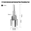 DN15 DN20 Pipe Threading Tool Hex Shank Die Internal External Threads 1/2&3/4 Water Pipes PPR PVC MPP Detachable
